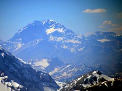 02 Aconcagua From Airplane On Flight Between Santiago And Mendoza